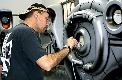 Airbrush Lackdesign Mixtechnik TY Oerny Lunke Dozent